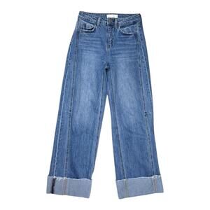 VERVET by Flying Monkey Olivia Wide Leg Stretch Jean - Size 25